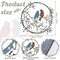 Metal Wall Art Bird on Tree Branch Silhouette Bird Art Decor for Living Room Garden Bedroom Office Home Wall Housewarming Party Decor(Retro Color)